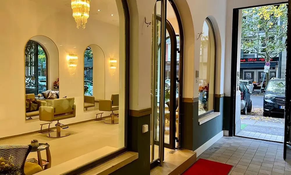 1 or 2 women's haircuts including & blow-dry for shoulder-length hair for 1 person (save up to 44%)