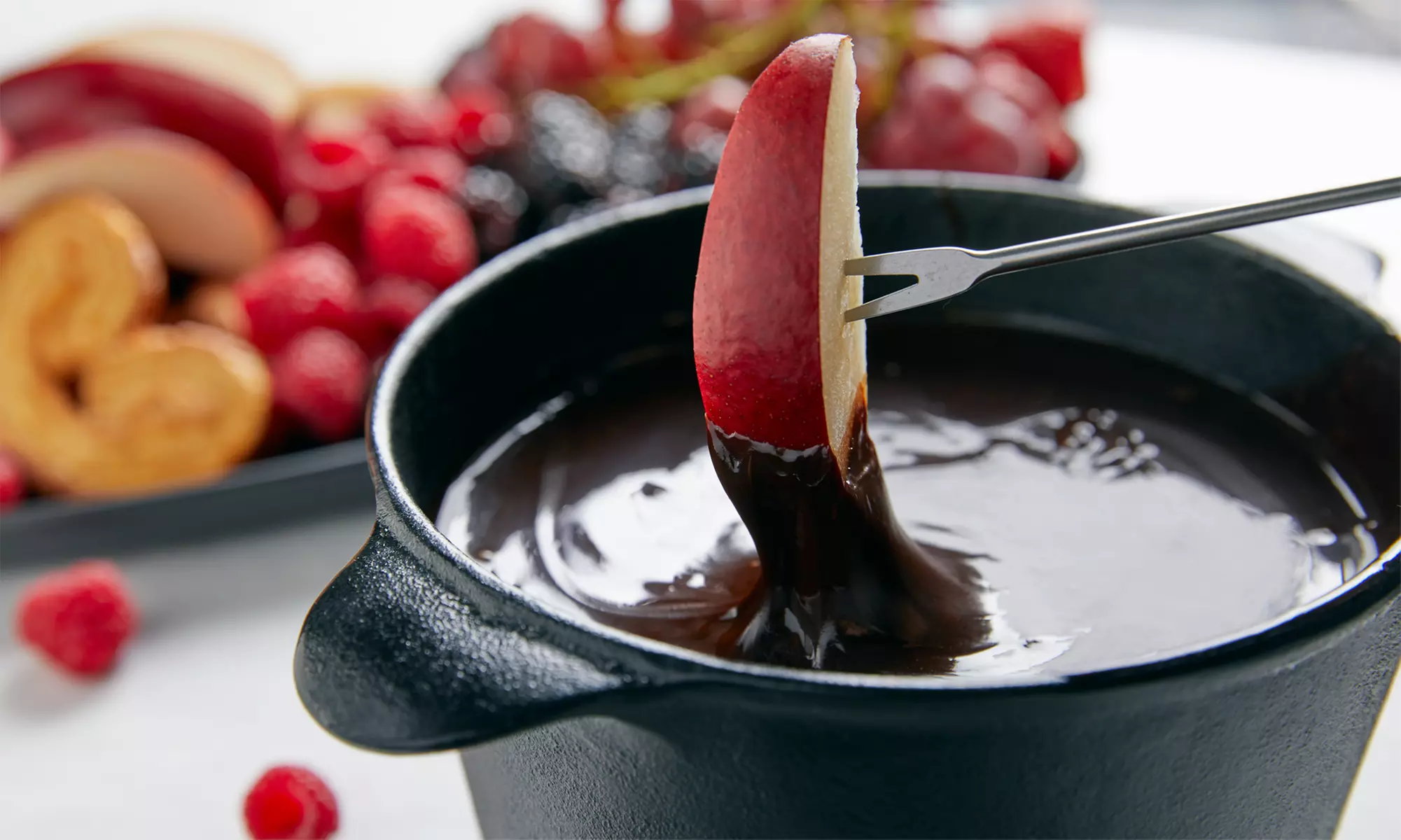 3-course meal with cheese fondue including bottle of water & wine for 2 people (save 37%)