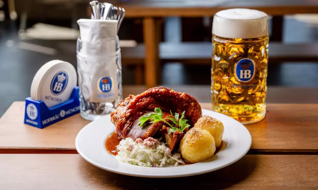 Bavarian brunch on Sunday for 2 people at the Hofbräu Wirtshaus Berlin (save up to 20%)