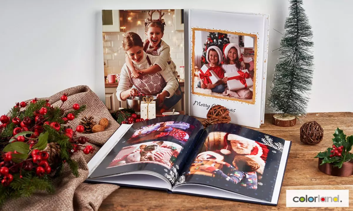 Classic A4 photo book in portrait or landscape format with 28 to 140 pages from Colorland (save up to 73%)