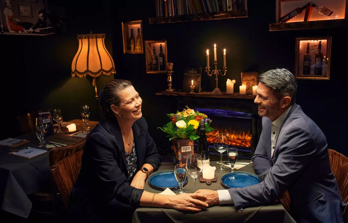 One of the world's candlelight dinners: 5-course fine dining in the anteroom with live music & a personal touch