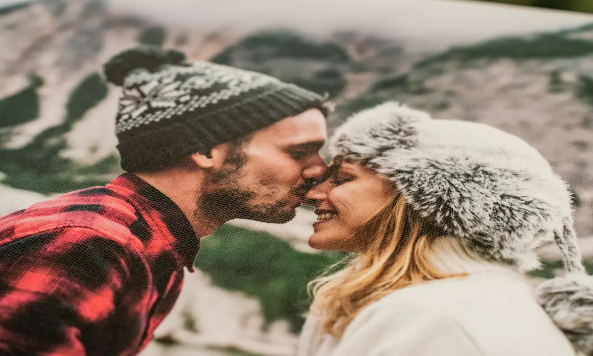 Photo canvases from 30 x 20 cm to 90 x 40 cm in portrait