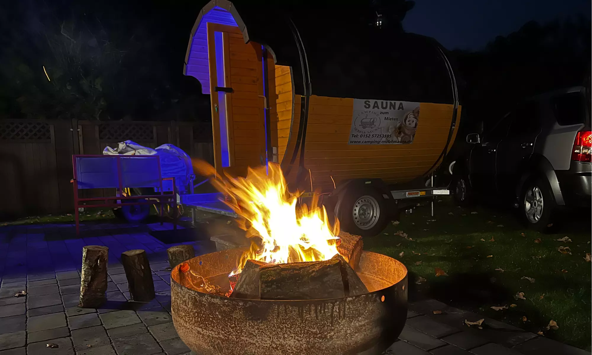 Rent a mobile sauna for up to 6 people (save up to 44%)