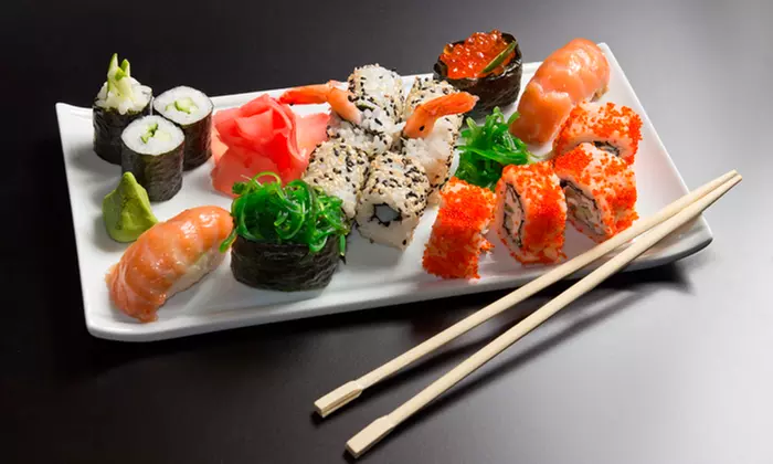 Vegetarian 3-course sushi menu for 2 people at Moi Sunrise Sushi Grill & Asia Fusion Kitchen (save 45%)